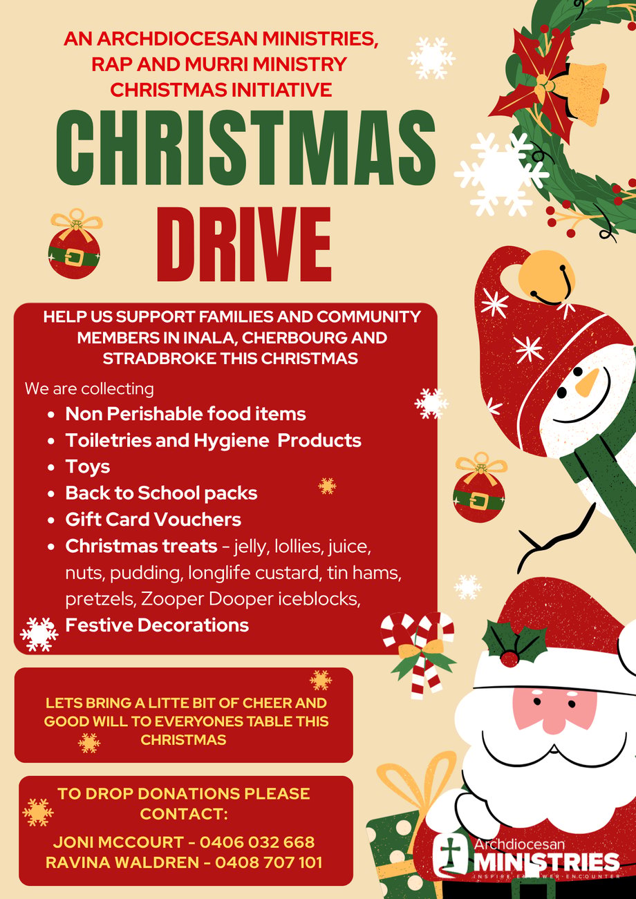 Christmas donation drive 2025